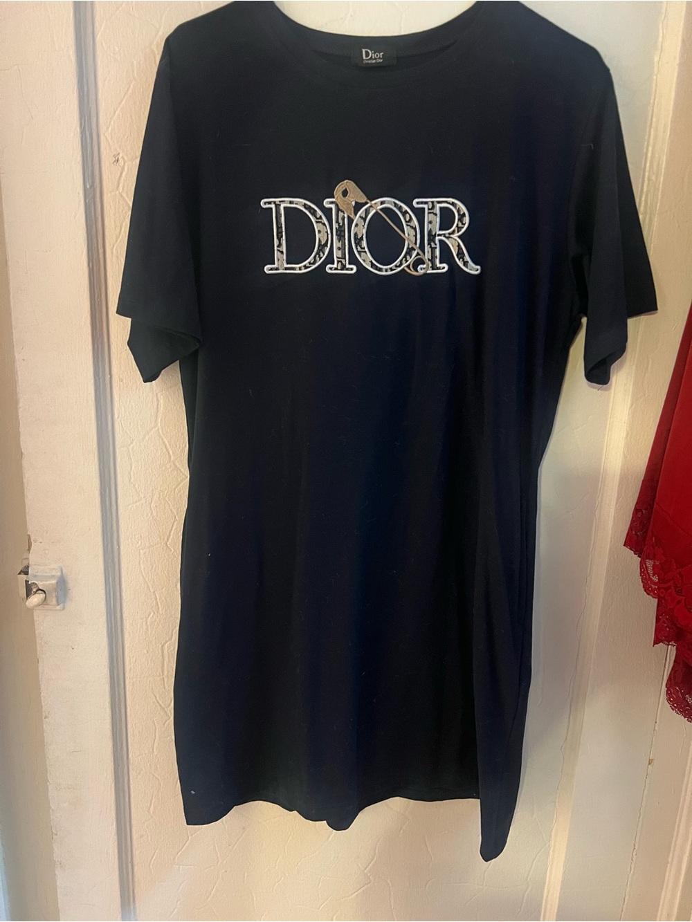 Dior Navy Logo Shirst Dress